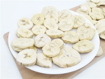 Hur man fryser torkade bananer